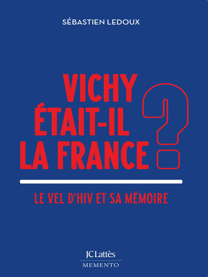 cover image of Vichy était-il la France ?